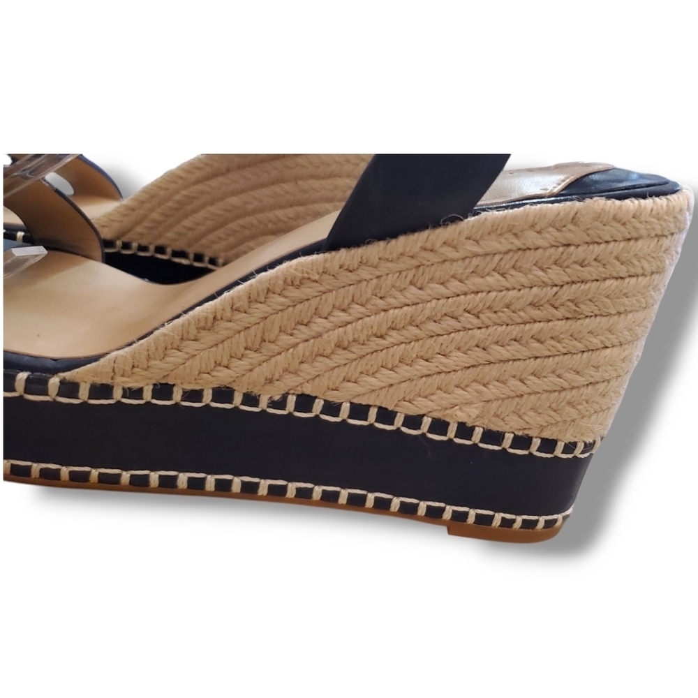 LAUREN Ralph LAUREN Hilarie Burnished Leather Espadrille - Picture 7 of 12